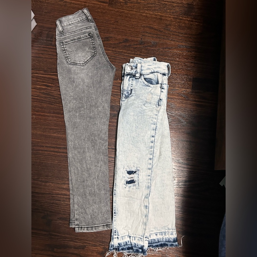 Stylish kid's Jeans in Gray and Light Blue